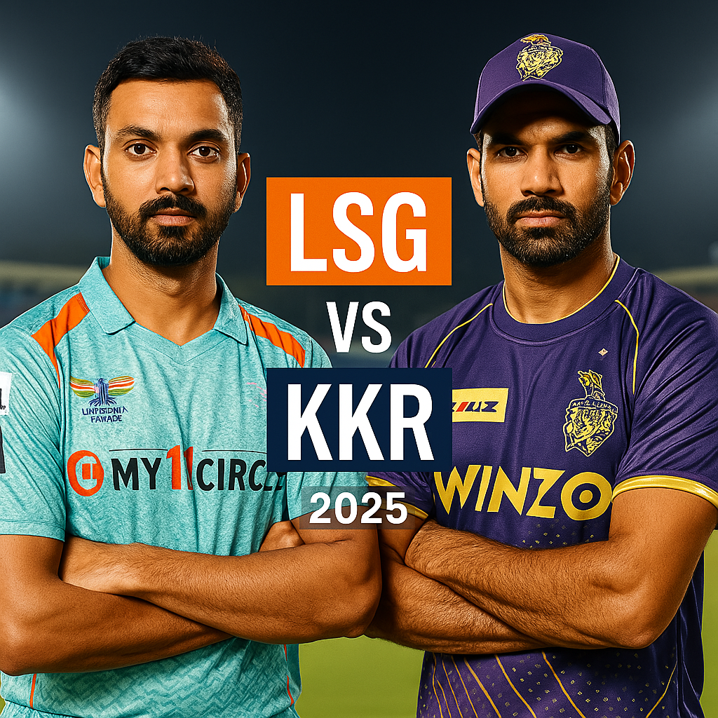 LSG vs KKR 2025